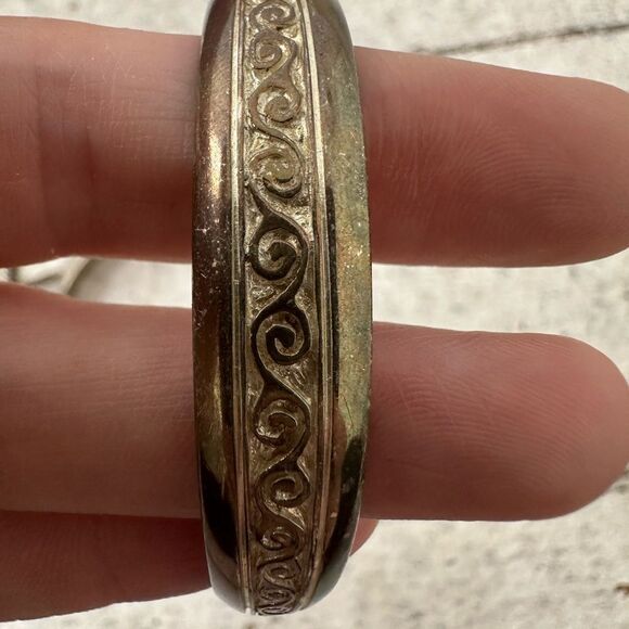 Vintage Lot Of 4 Solid Sterling Cuff Bracelets - Picture 9 of 14